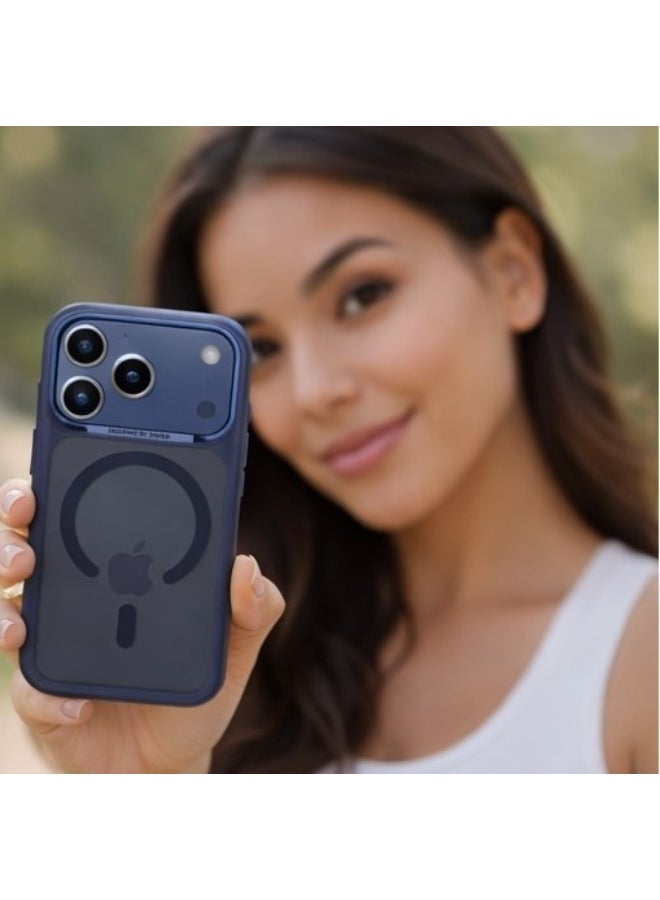 بينكس جراب Benks المميز لهاتف iPhone 17 Pro بلون الضباب، متوافق مع زر التحكم بالكاميرا، ومتوافق مع MagSafe، جراب حماية عسكري مصنوع من ألياف كيفلر من دوبونت - Image 4